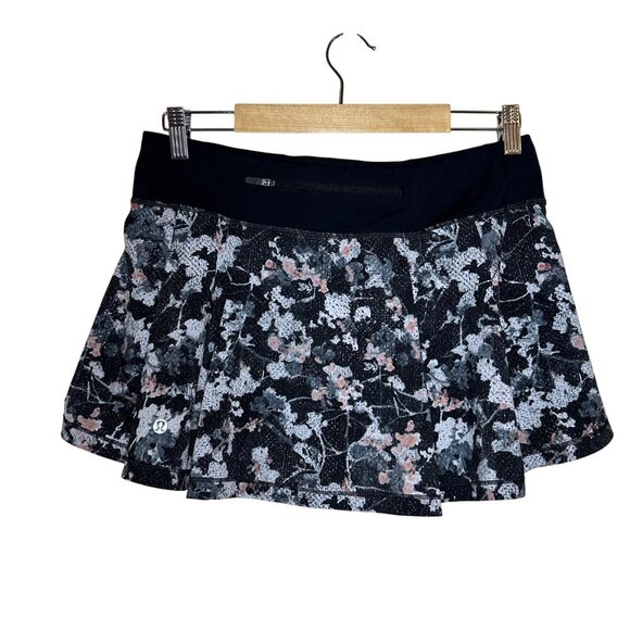 Lululemon Pace Rival Skirt Spring Bloom Multi Womens Size 8 Tennis Pickleball - Picture 12 of 12